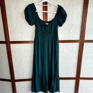 Hollister Dark Green Maxi Dress